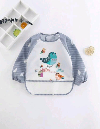 Waterproof Bibs - Long Sleeve (Animals)