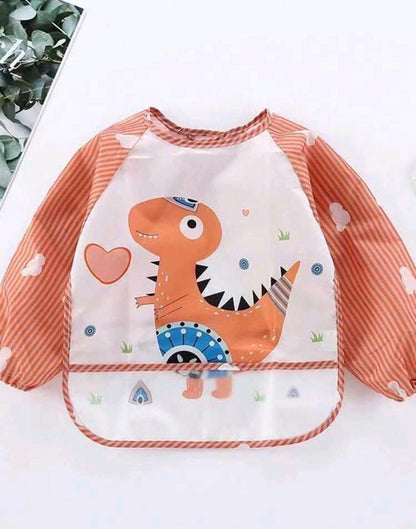 Waterproof Bibs - Long Sleeve (Animals)