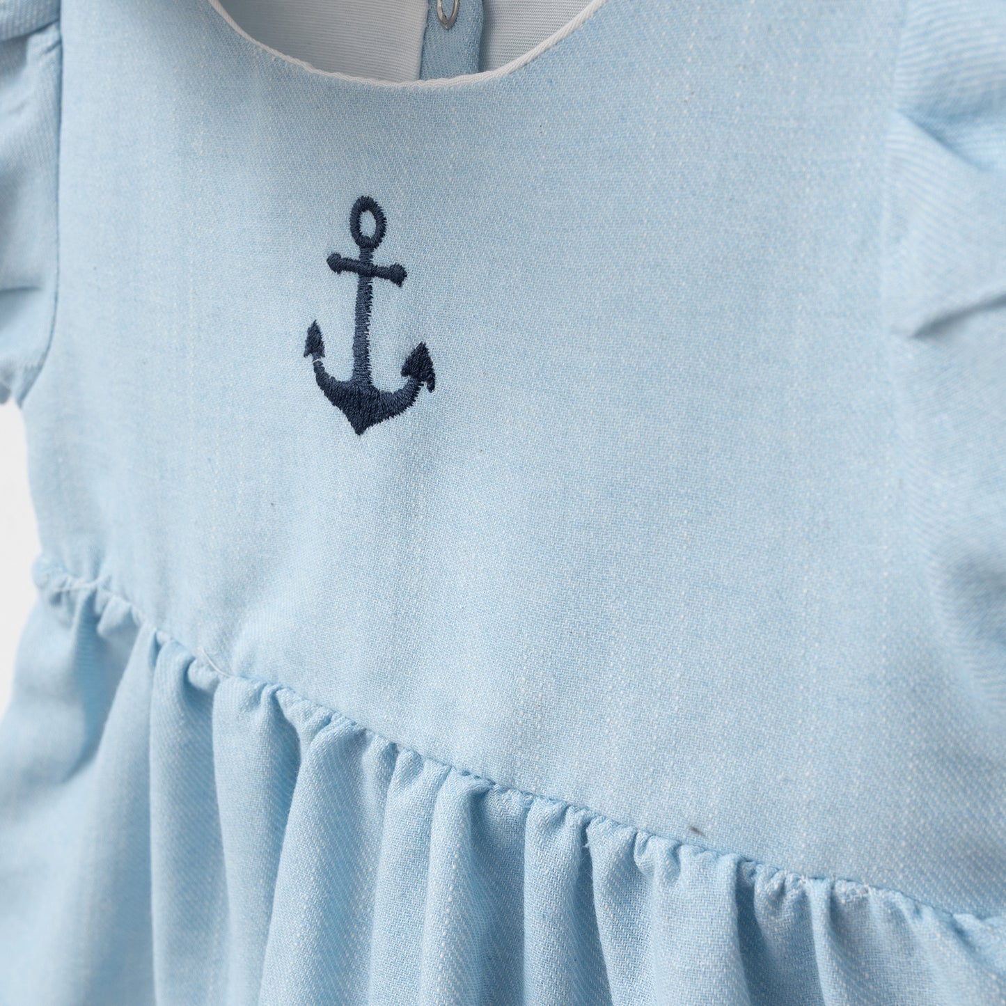 Sailor Dress with Detachable Collar - 6-24M