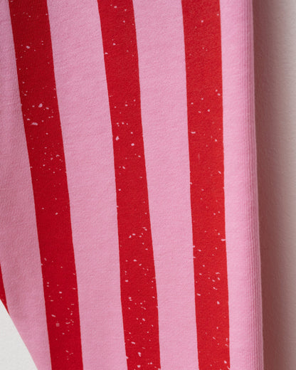LOVE Sweater & Striped Pants Set - Red/Pink - 6M-2Y