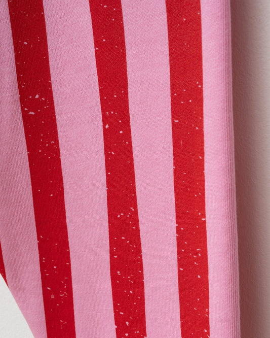 LOVE Sweater & Striped Pants Set - Red/Pink - 6M-2Y