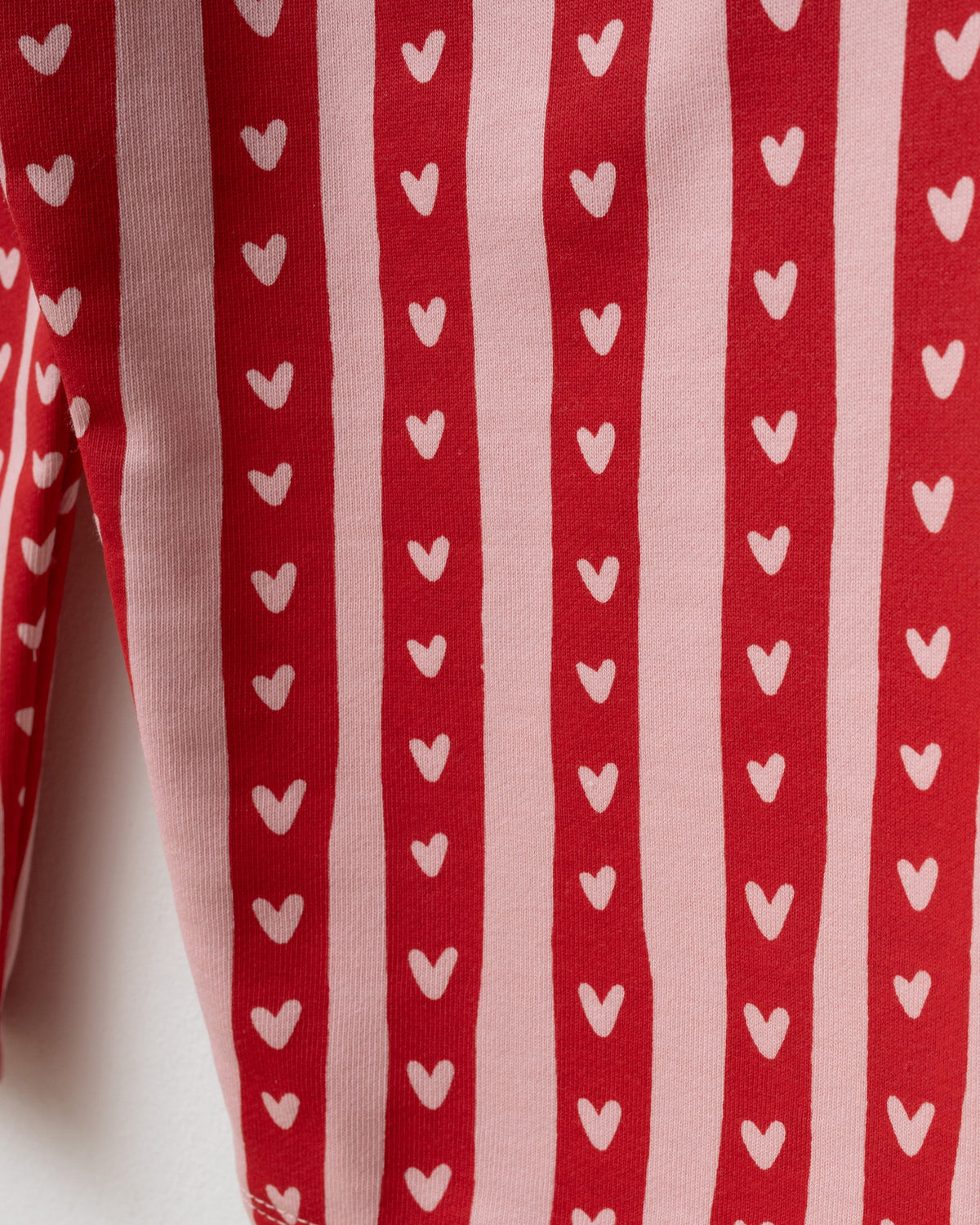 Heart Print with Love Detail Pants & Sweater Set - 6M-2Y