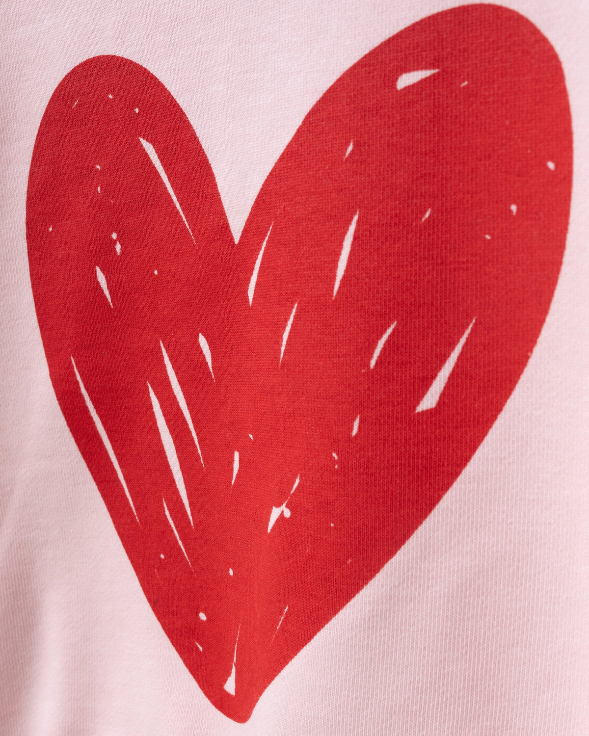 Heart Print with Love Detail Pants & Sweater Set - 6M-2Y
