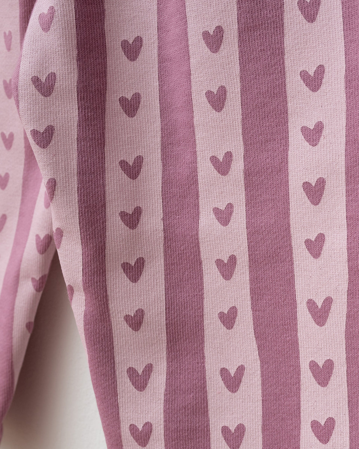 Heart Print with Love Detail Pants & Sweater Set - 6M-2Y