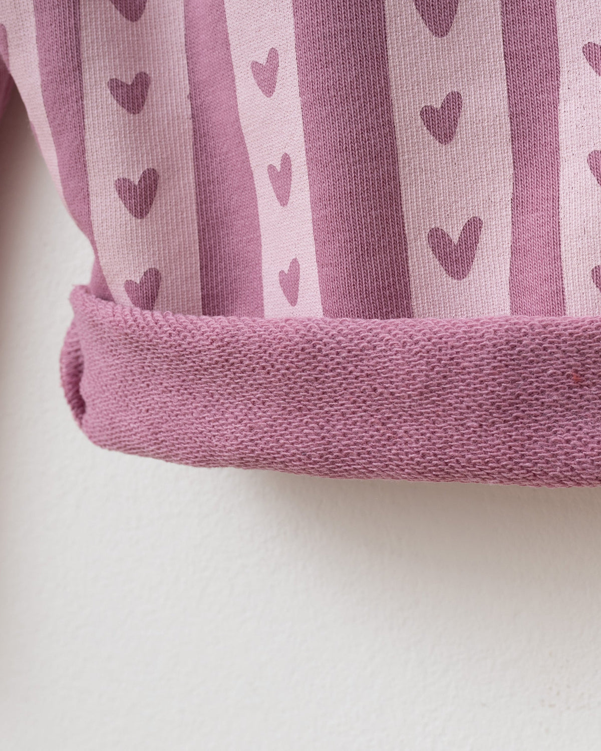 Heart Print with Love Detail Pants & Sweater Set - 6M-2Y