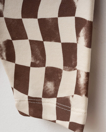 SNUGGLES Checkered Pants & Sweater Set - Anthracite/Brown - 6M-2Y
