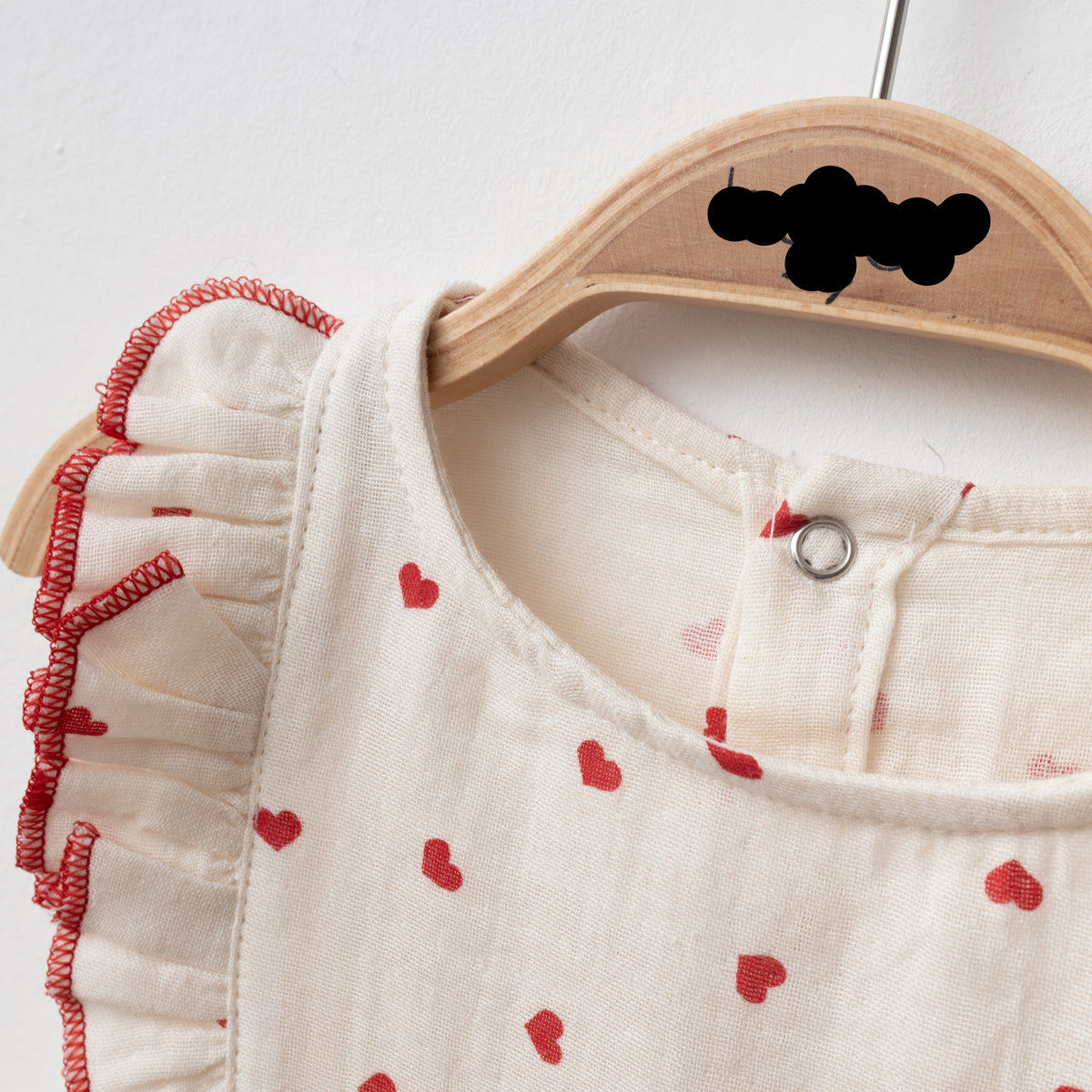 Heartful Romper with Hat - 3-18M