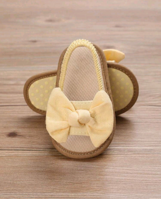 Yellow Bow Sandals