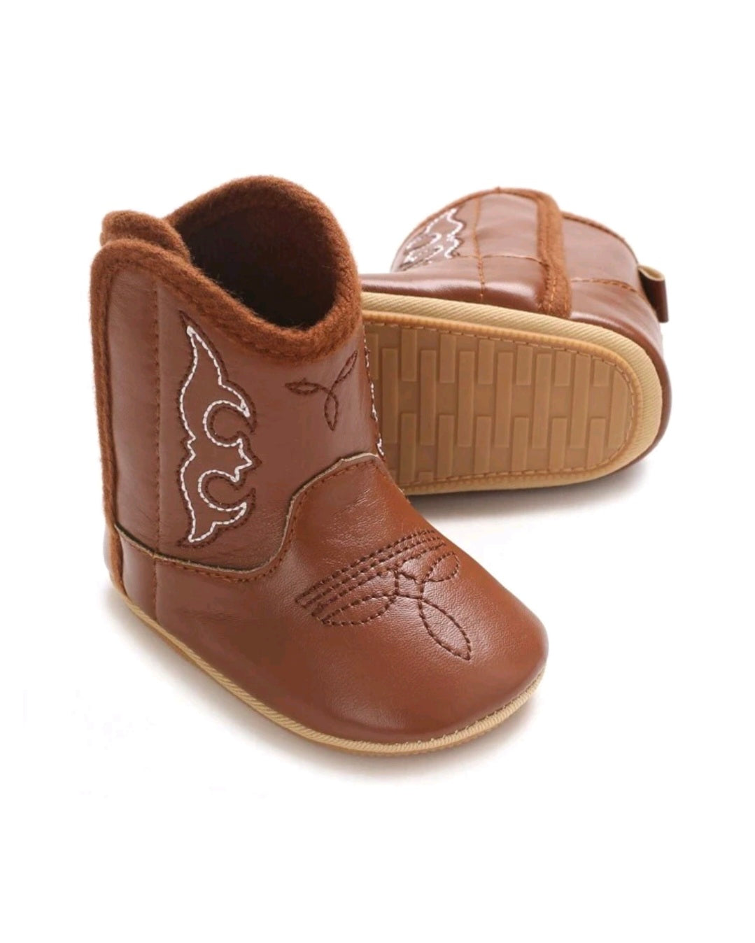 Cowboy Boots - Coffee Brown