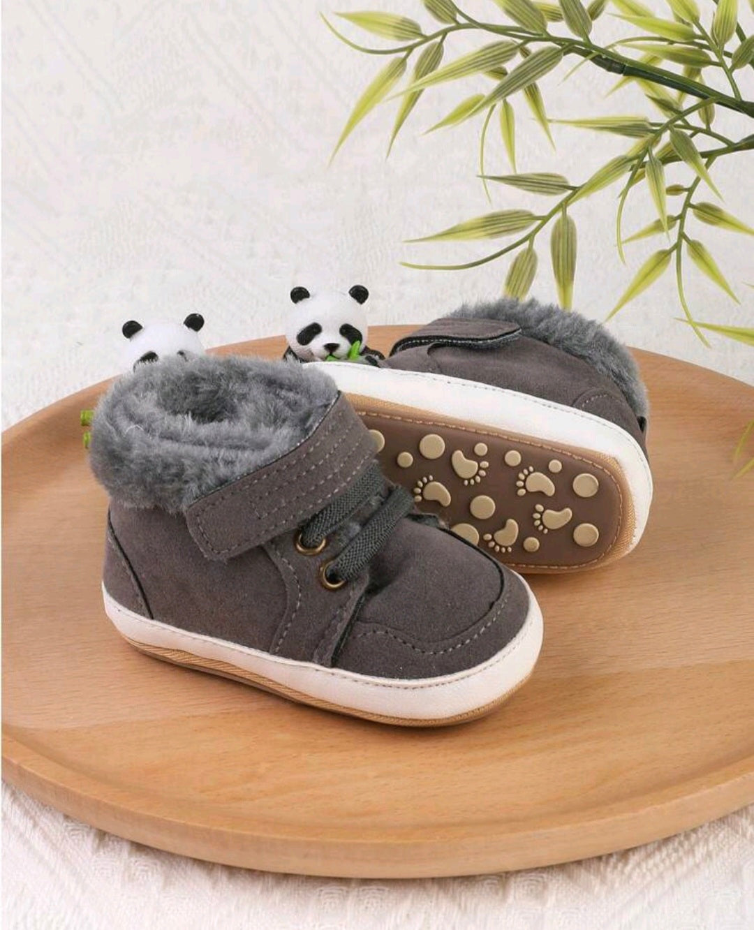 Warm Thick Boots - Grey