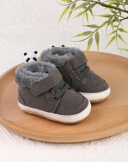 Warm Thick Boots - Grey