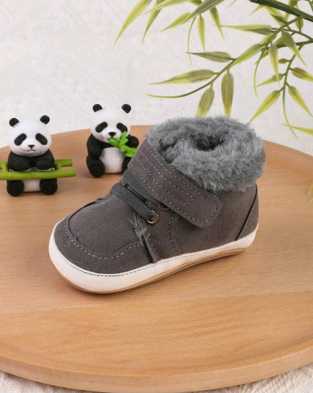 Warm Thick Boots - Grey