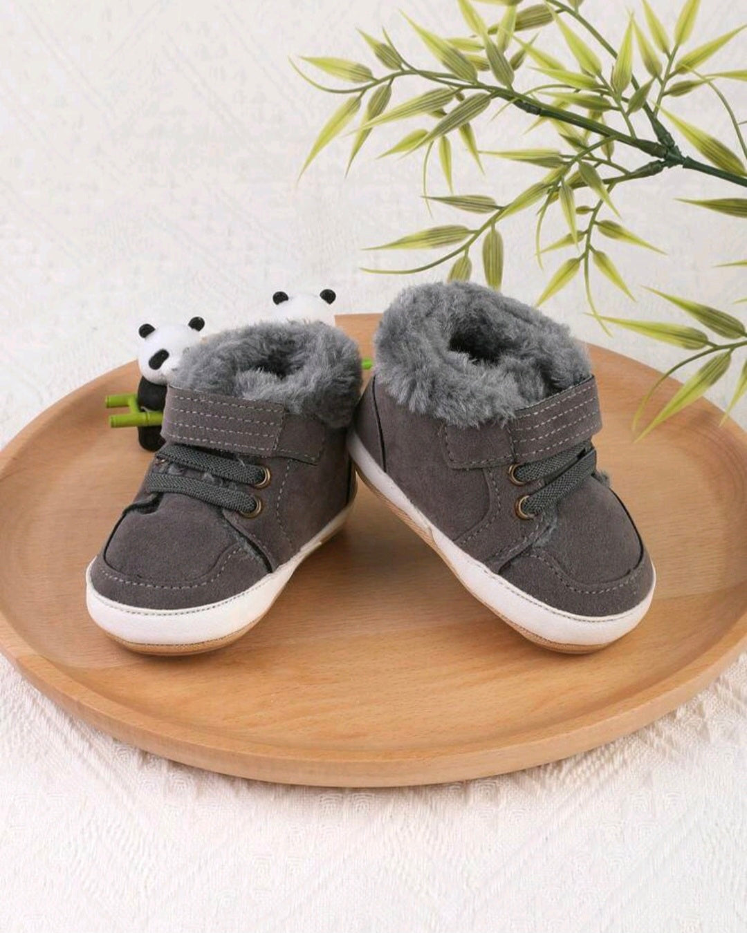Warm Thick Boots - Grey