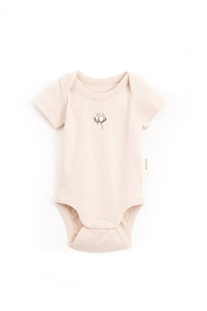 Organic Cotton Embroidered Baby Bodysuits – Set of 4 - 3-24M