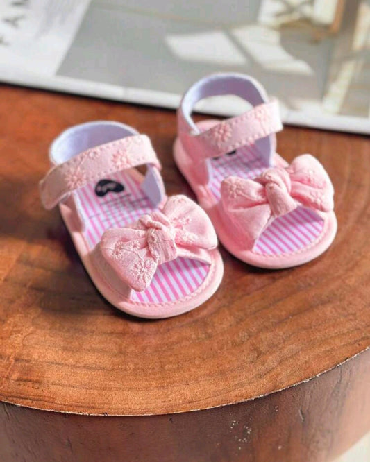 Pink Bow Sandals