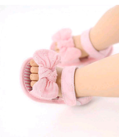 Pink Bow Sandals
