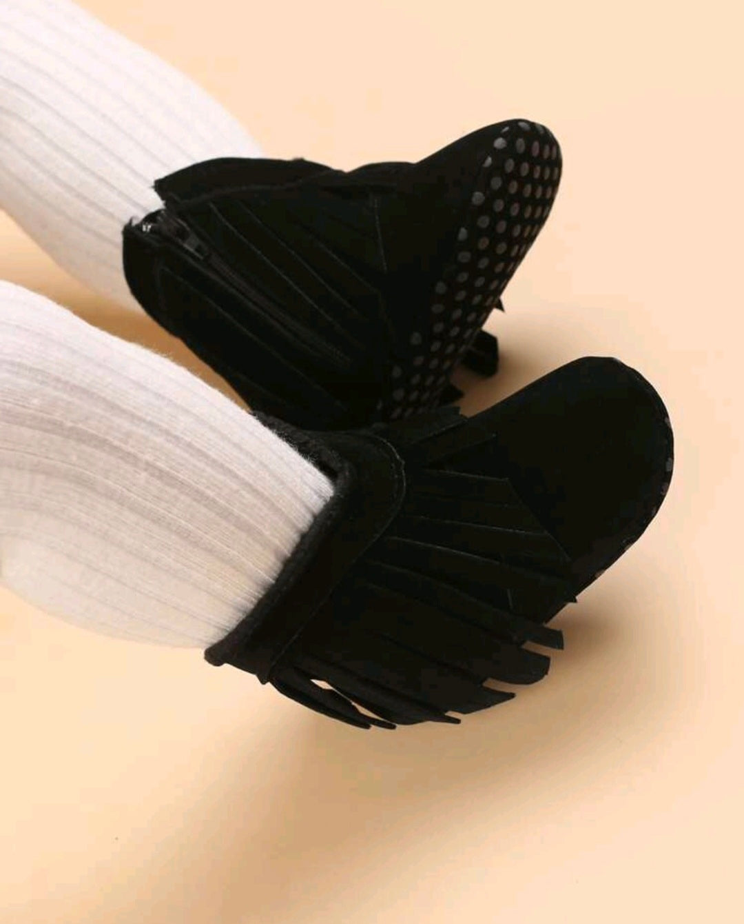 Cowboy Style Ankle Boots - Black