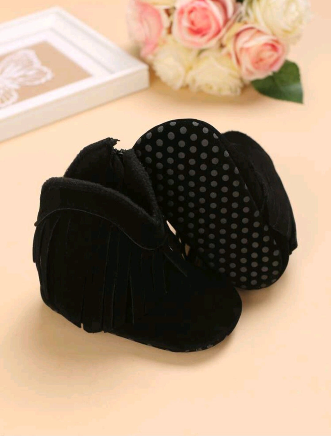 Cowboy Style Ankle Boots - Black