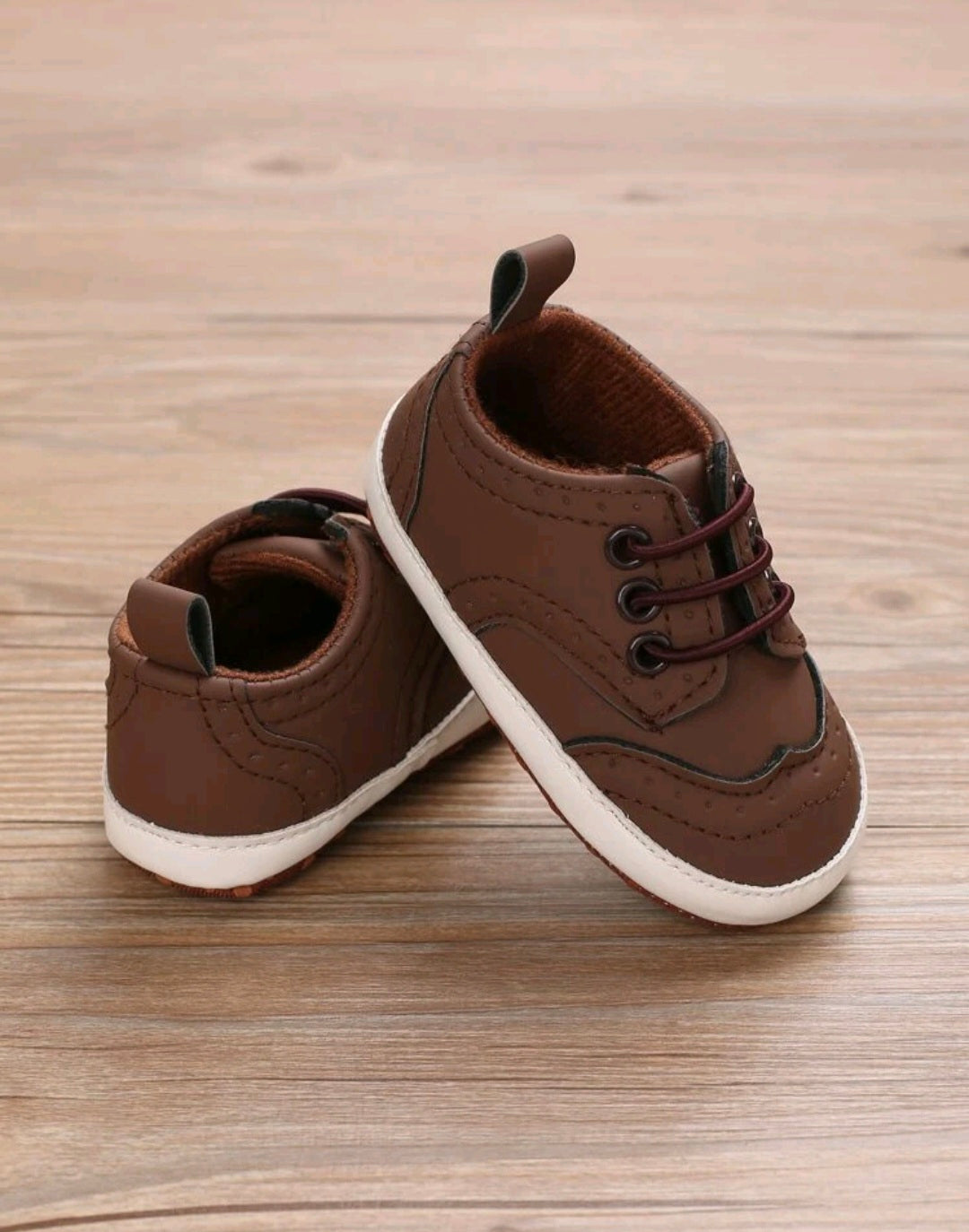 Leather Brown Sneakers