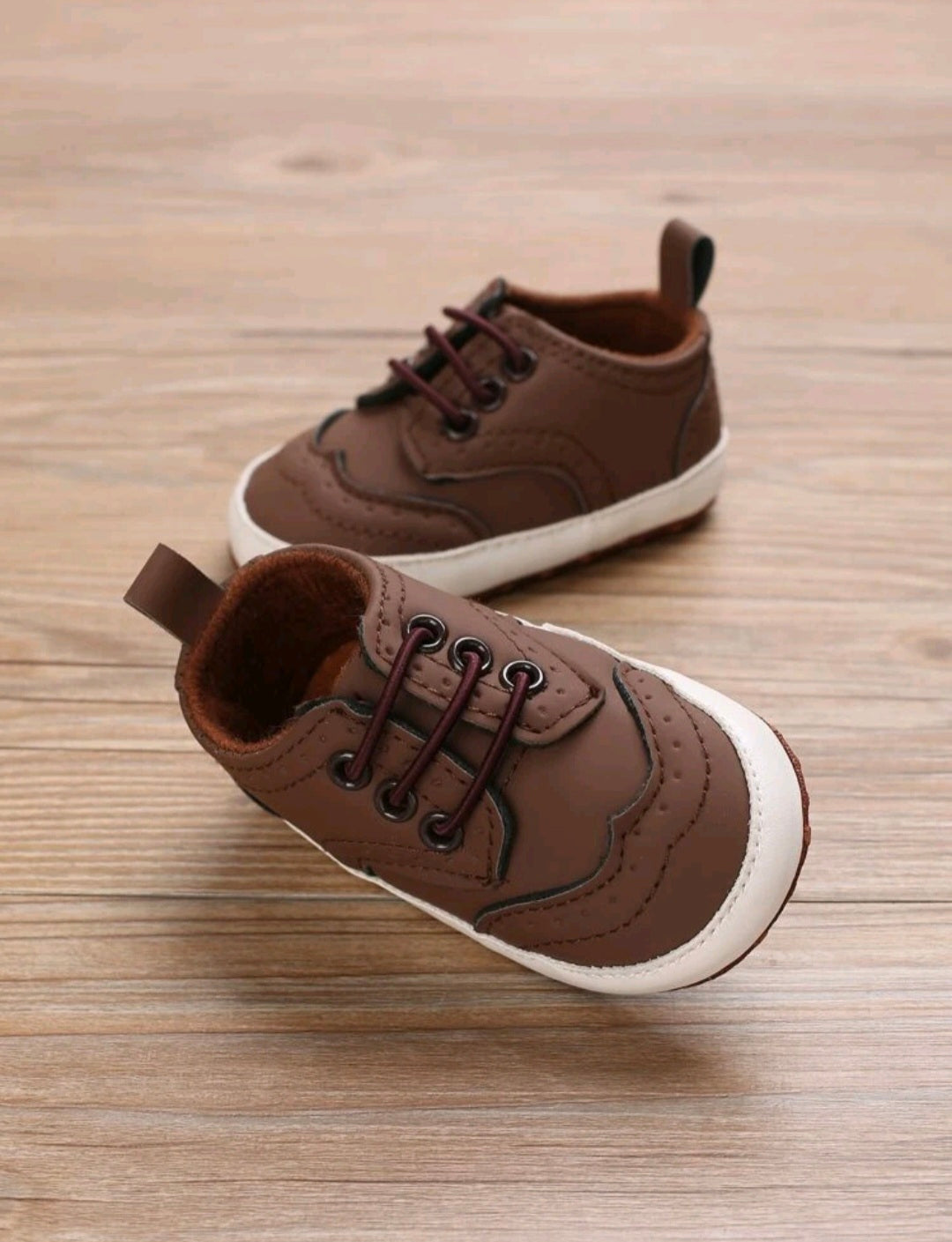 Leather Brown Sneakers