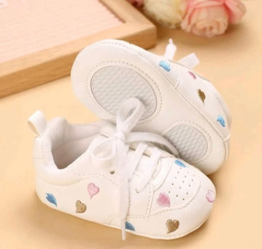 Colored Hearts Sneakers