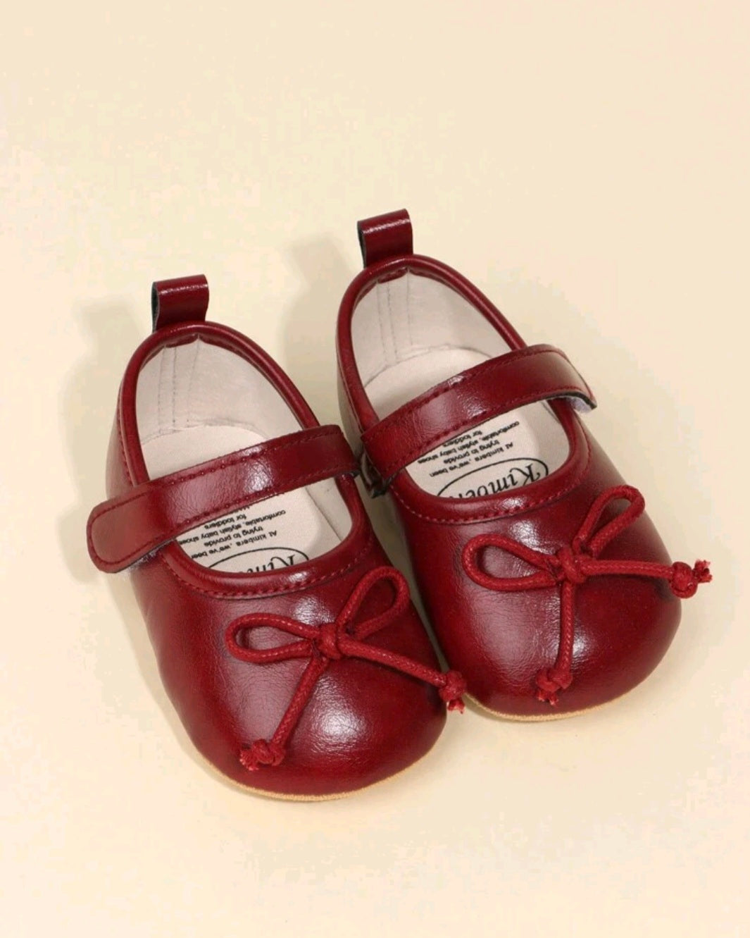 Bowknot Ballerina -Burgundy