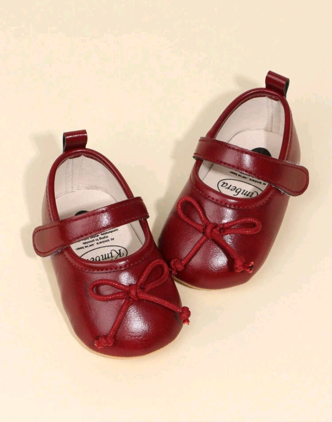Bowknot Ballerina -Burgundy