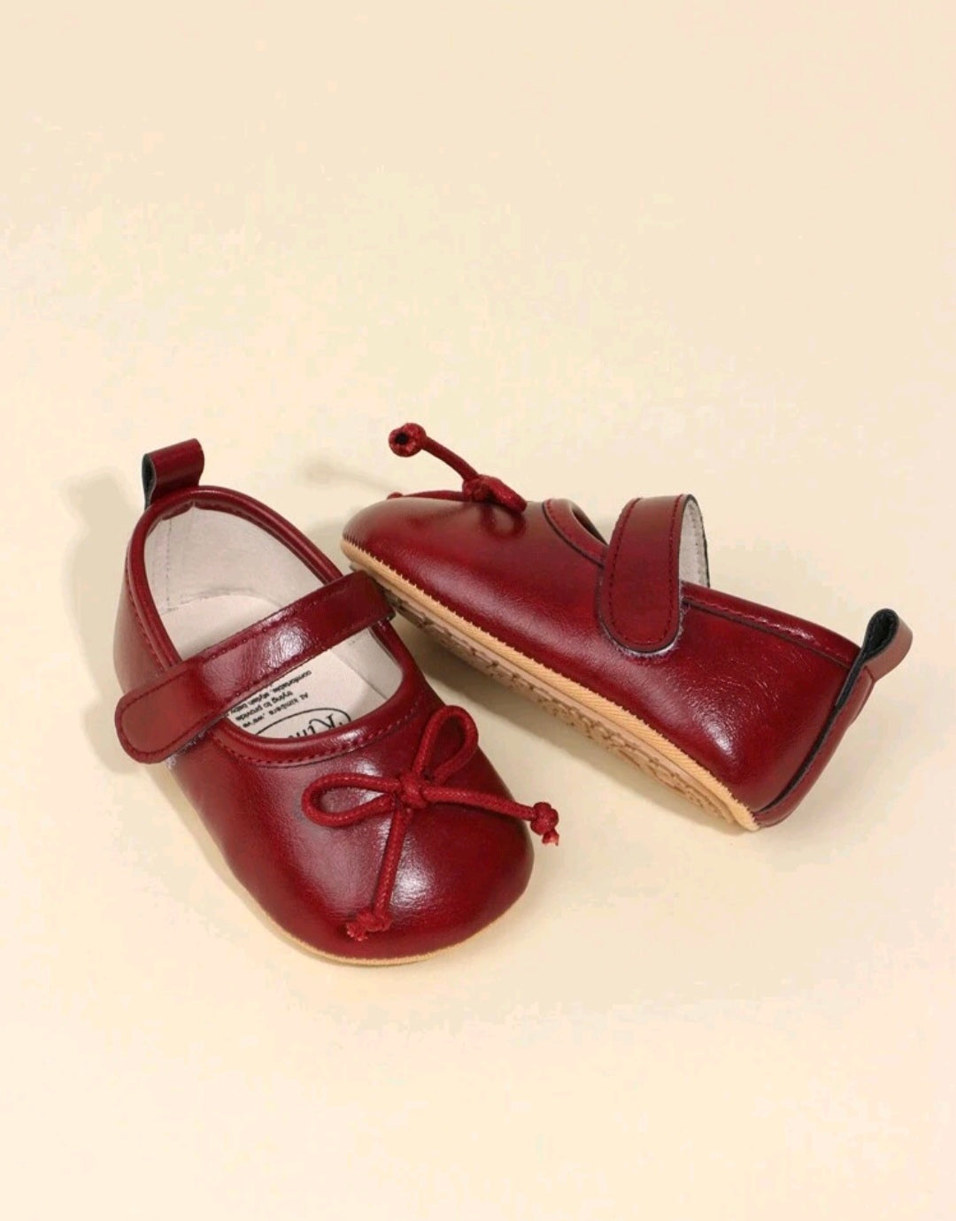 Bowknot Ballerina -Burgundy