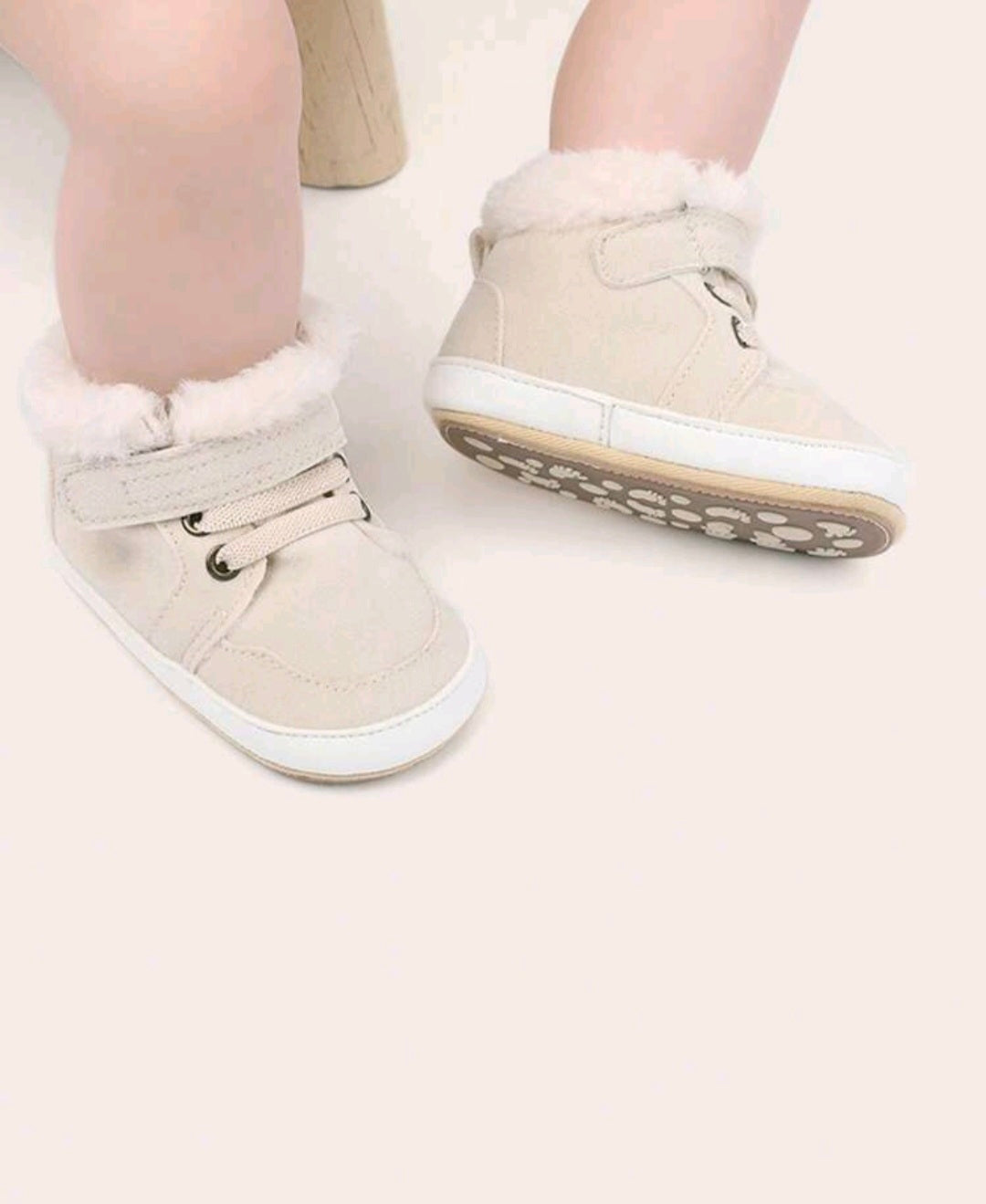 Warm Thick Boots -Beige