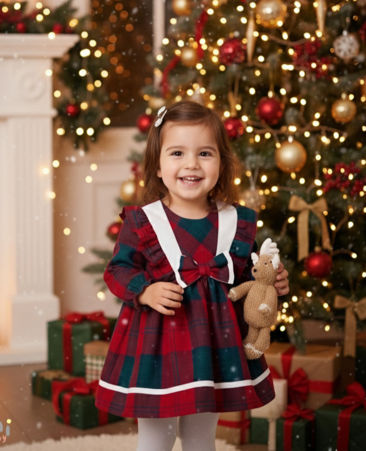 Winter Wonderland Dress - 100% Cotton - 6-36M