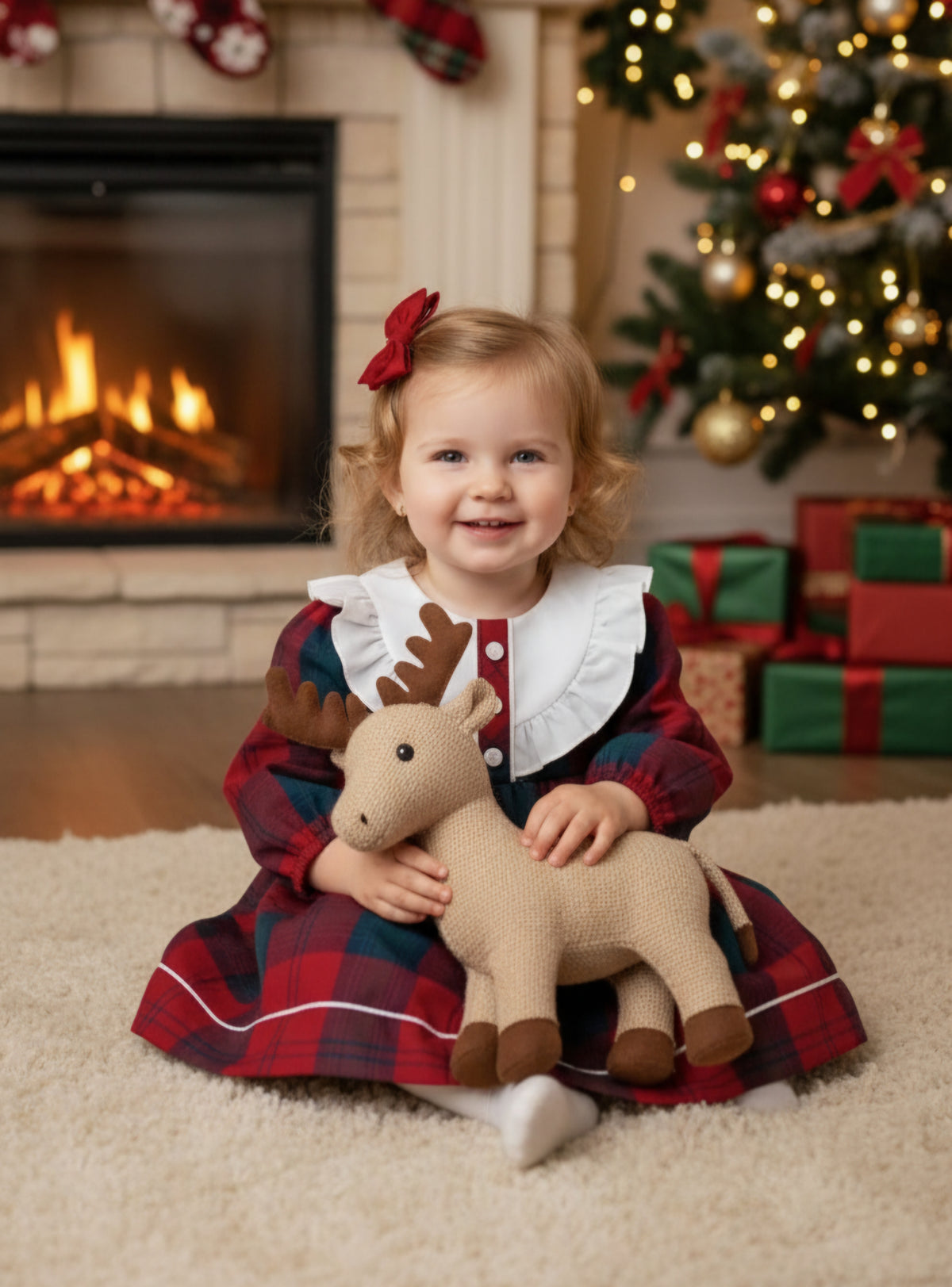 Jingle Bell Dress - 100% Cotton - 6-36M