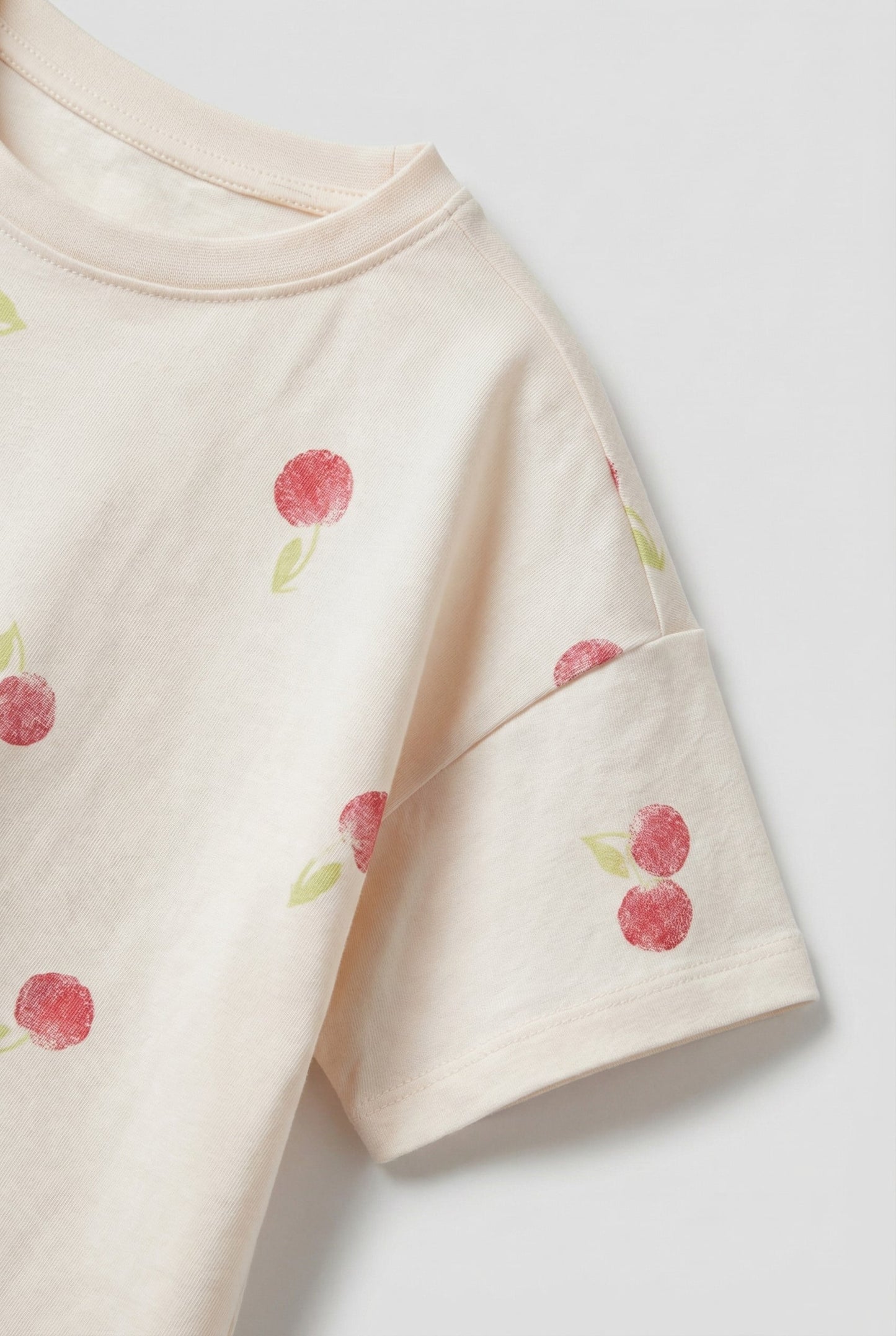 CHERRY Shorts & Tshirt Set - 2-8Y