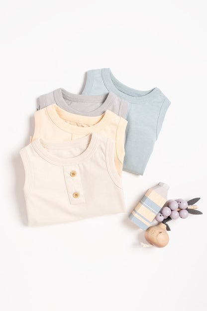 Little Breeze Romper 100% cotton 3-24M