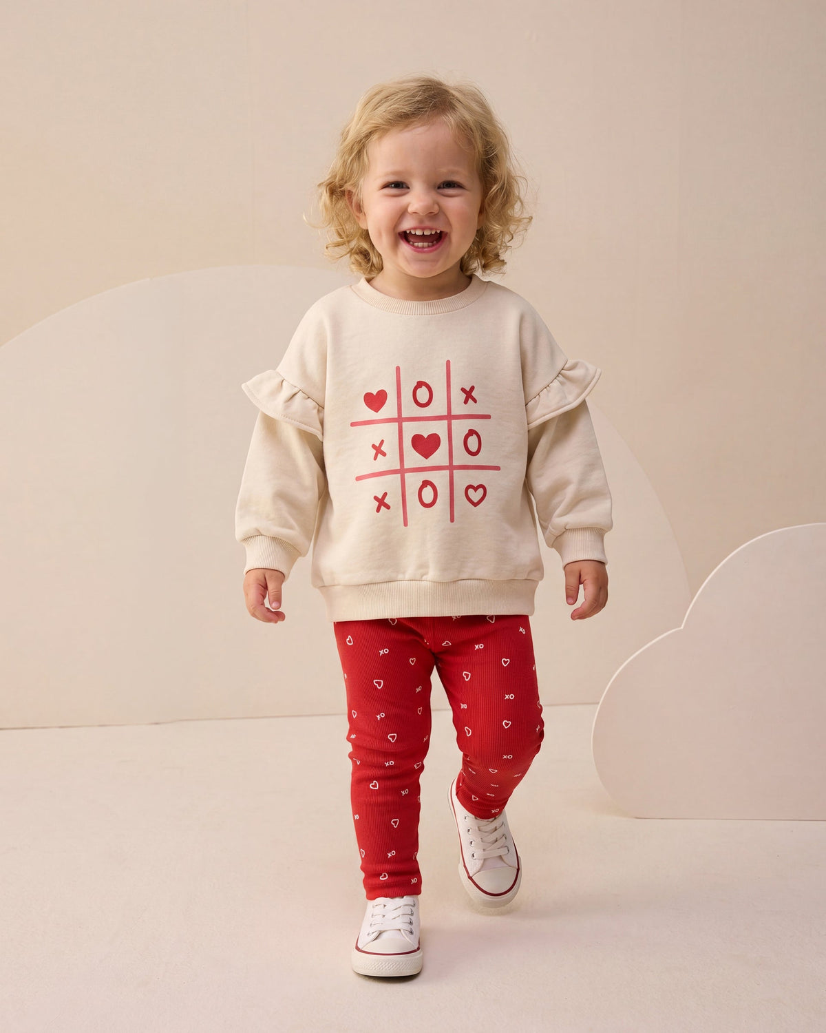 XO Legging & Ruffle Sweater Set - 6M-2Y