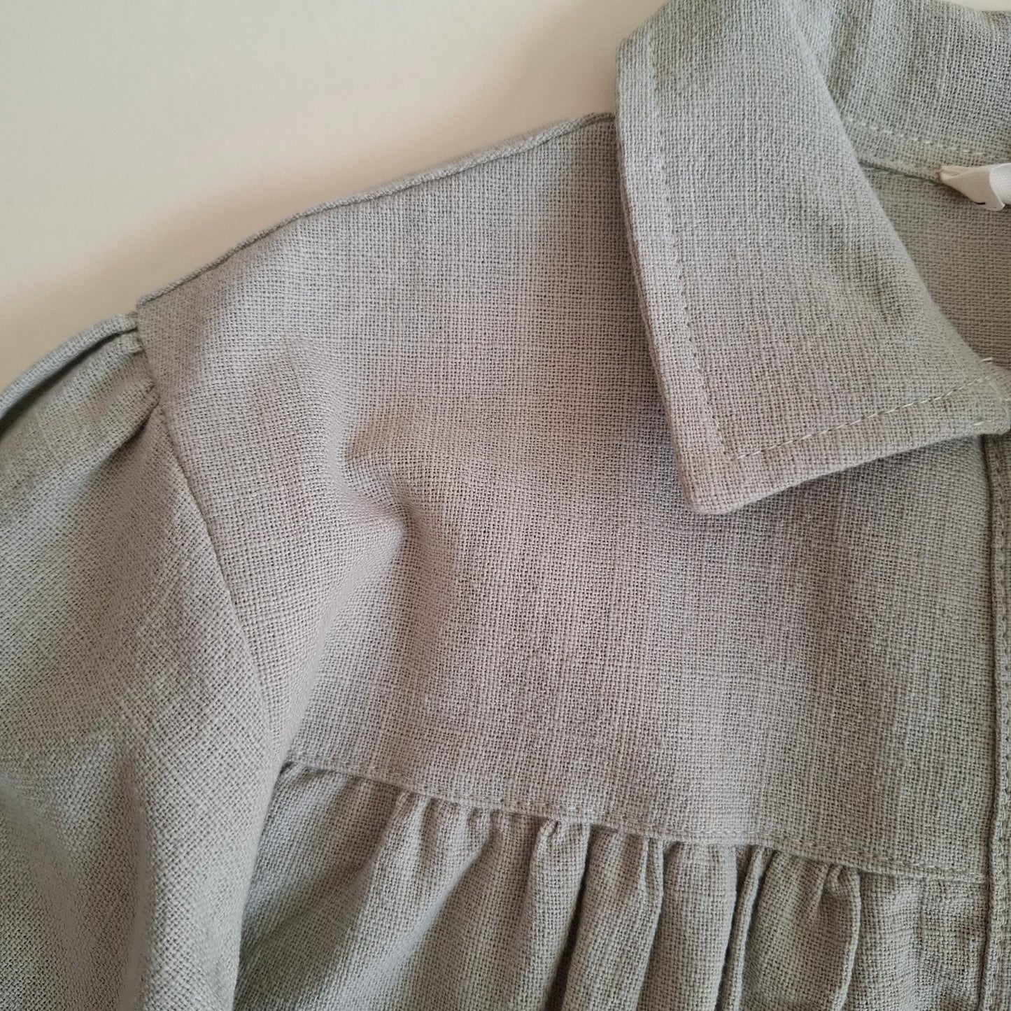 Autumn Breeze Dress - Green Pastel/Beige/Brown - 9M-4Y