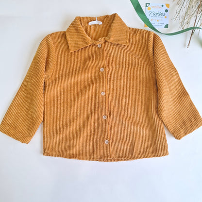 Vintage Ruffle Set - Moutarde - 1-6Y
