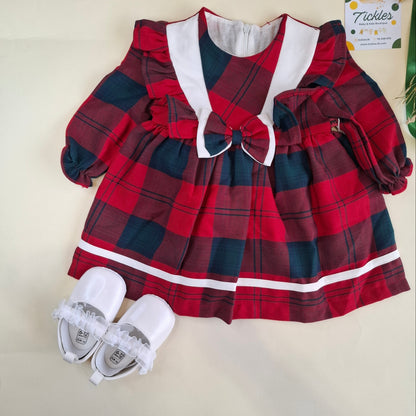 Winter Wonderland Dress - 100% Cotton - 6-36M