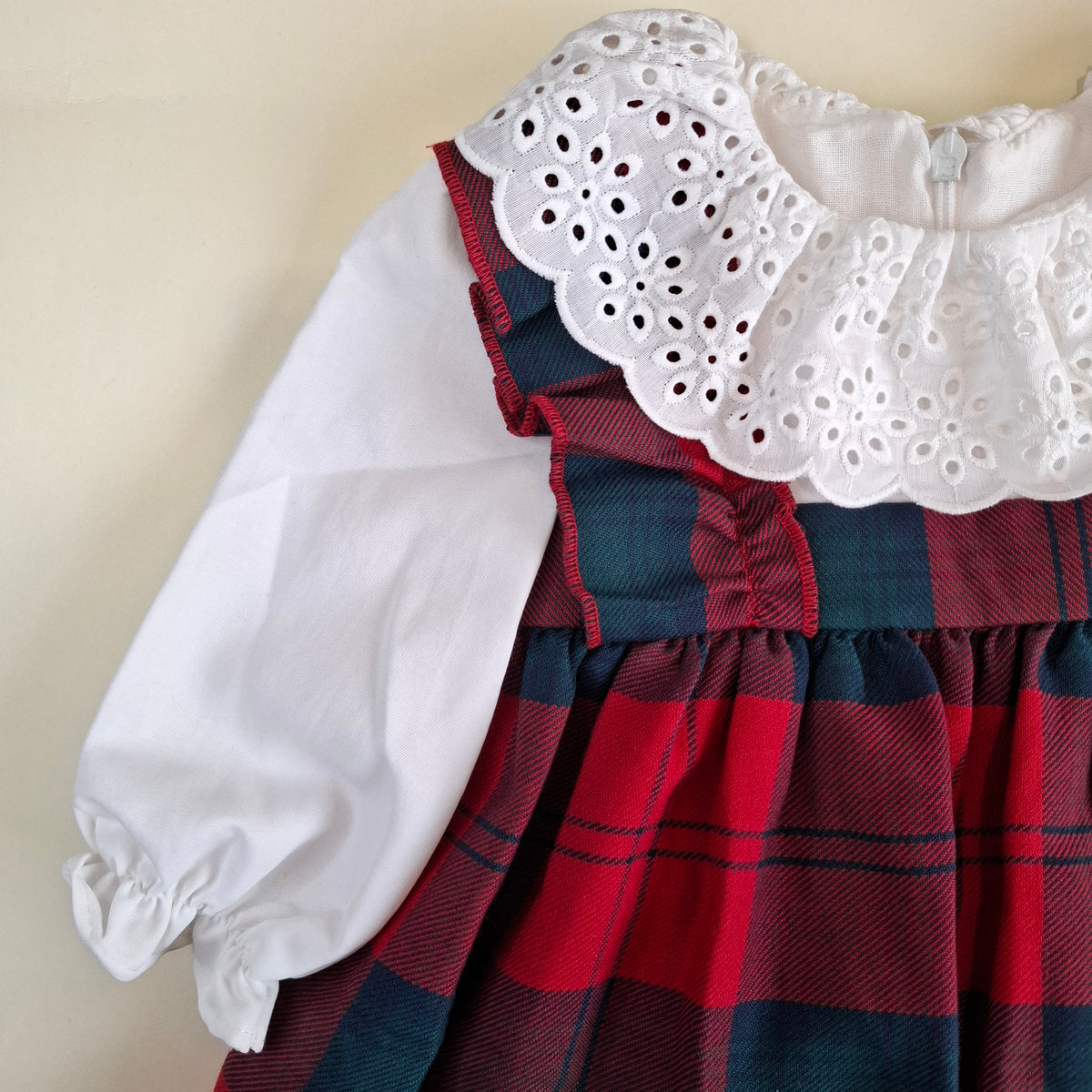 Festive Finch Dress - 100% Cotton - 6-36M