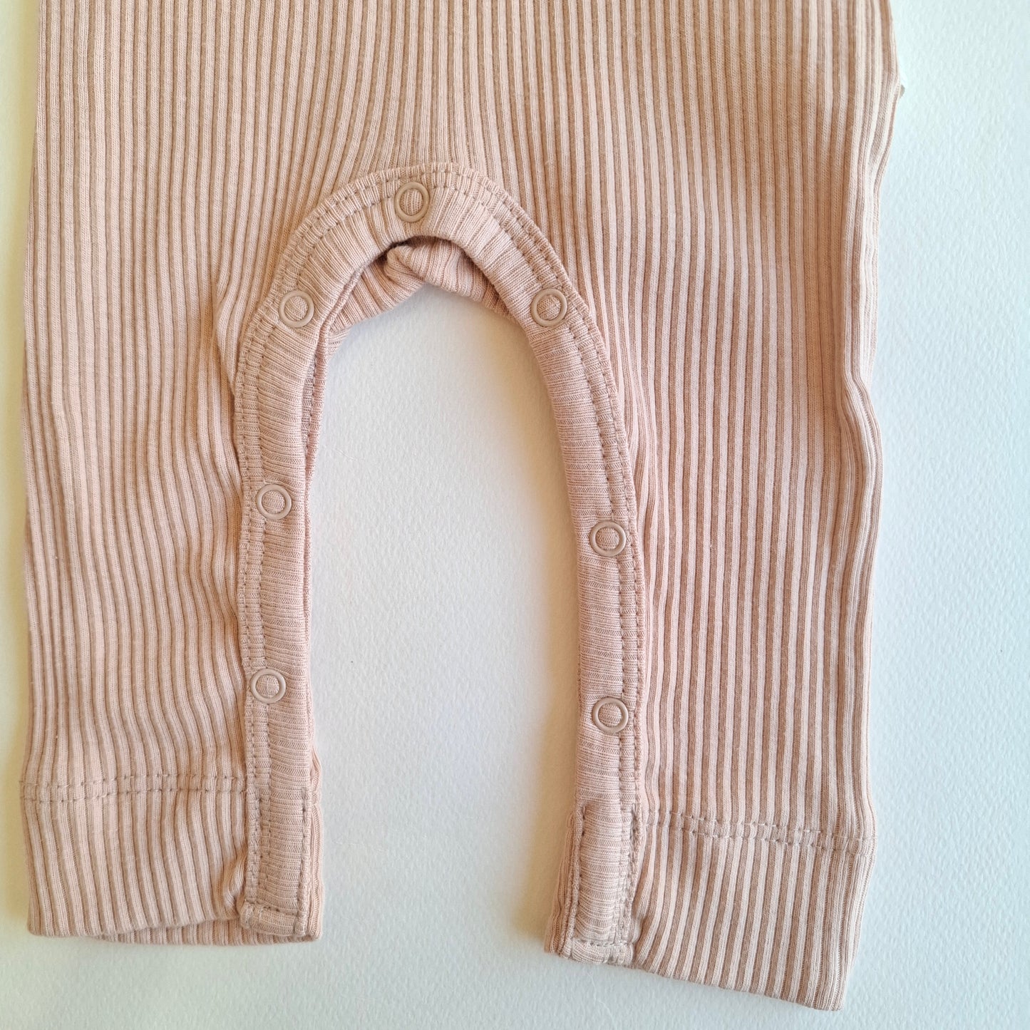 Long Sleeve Romper - Salmon - 0-24M