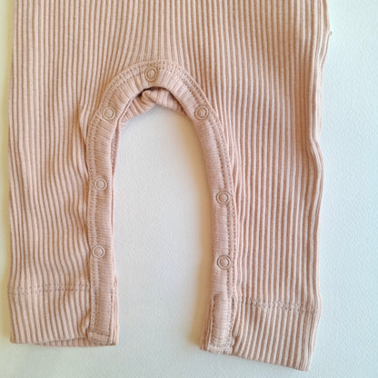 Long Sleeve Romper - Salmon - 0-24M