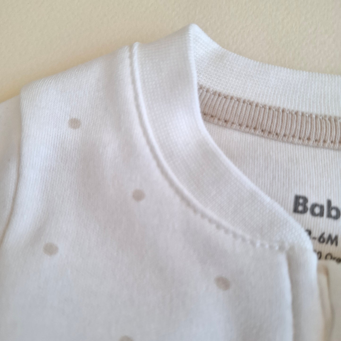 Zippered Romper Bear - 100% Organic Cotton - 3-24M
