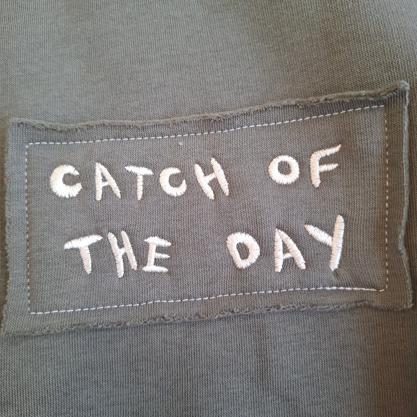 Catch of the Day Fleeced Set - Beige/Burgundy/Olive Green - 1-6Y