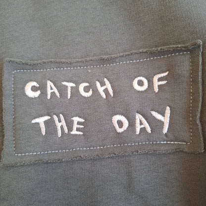 Catch of the Day Fleeced Set - Beige/Burgundy/Olive Green - 1-6Y
