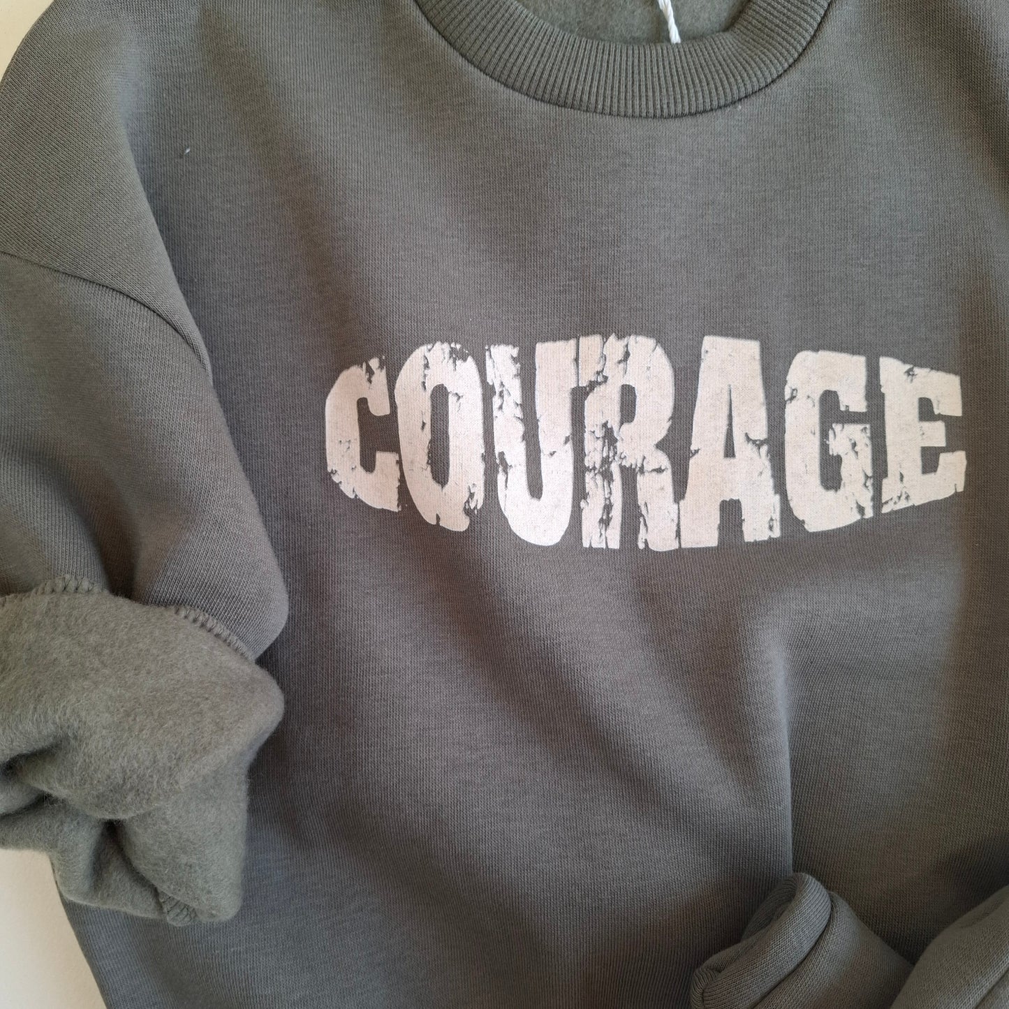 Courage Fleeced Set - Olive Green/Black - 1-6Y
