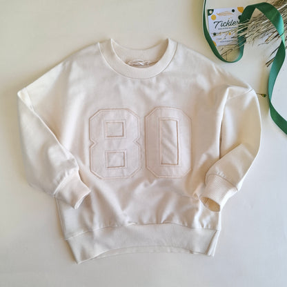 The 80 Style Pullover - Off-White/Beige/Nude Pink - 1-6Y