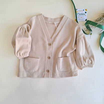Cardigan - Brown/Beige/Off-White - 9M-4Y