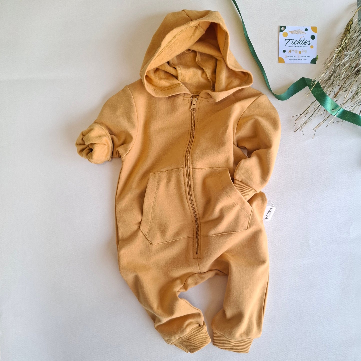 Butterscotch Romper - Fleeced - 6M-3Y
