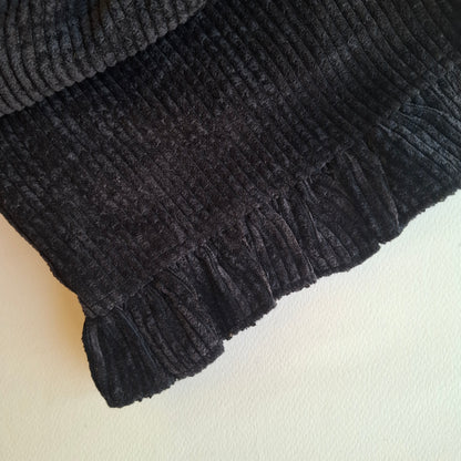 Vintage Ruffle Set - Black - 1-6Y