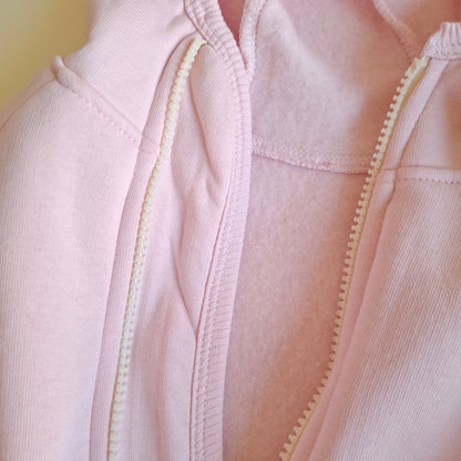 Fleeced Hoodie and Jogger Set - Pink/Blue/Purple - 3-24M