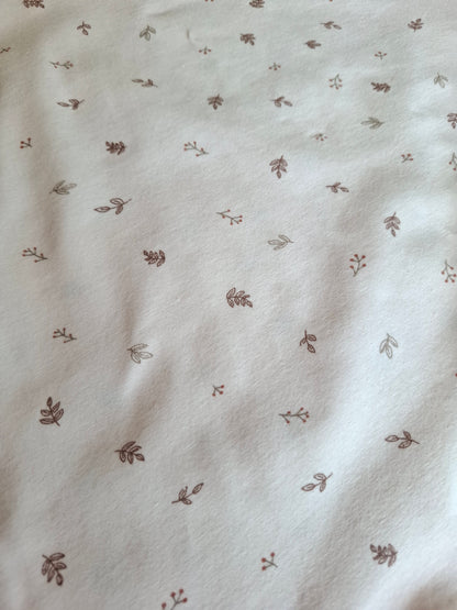 Botanical Pants & Tshirt Pyjamas - Pink/Grey - 3-8Y